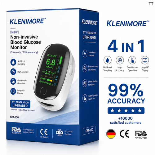 2026 Non-Invasive 5-Second Real-Time Metabolic Tracking Device – 99% Accuracy